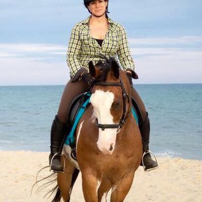 Me and ‘Chili’ on the beach 